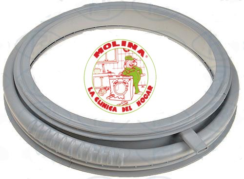 Goma.puerta, escotilla lavadora 8 kgs. Grupo Ulgor (Fagor, Edesa, Aspes) con iris