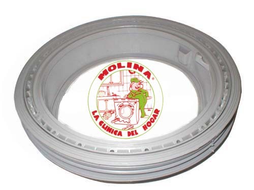 Goma,puerta, escotilla lavadora 5 kgs. Electrolux, Zanussi, Corberó, AEG, Zanker, Castor con iris