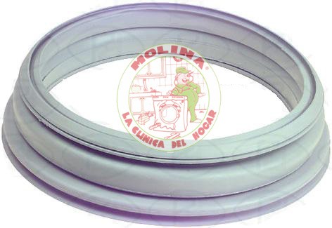 Goma,puerta, escotilla lavadora 5 kgs. Grupo Electrolux, Zanussi, Corberó, Electrolux, AEG, Zanker, Castor,
