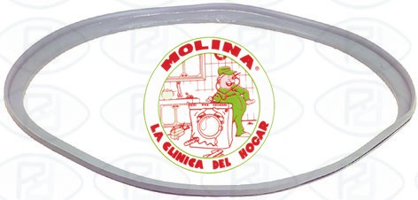 Goma, puerta, escotilla sujeta cristal lavadora Grupo electrolux (Electrolux, Zanussi, Corbero)