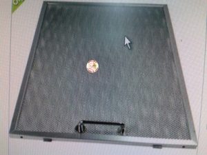 Filtro metálico campana extractora, Fagor, Aspes, Edesa, White Westinghouse, 28x35,8 cm. 1 unidad