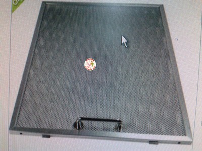 Filtro metálico campana extractora, Fagor, Aspes, Edesa, White Westinghouse, 28x35,8 cm. 1 unidad