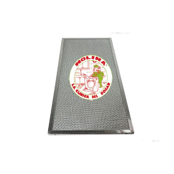 Filtro metálico campana extractora, Fagor, Aspes, Elica, Edesa, White Westinghouse,17,3x39,8 cm. 1 unidad