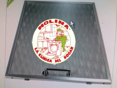 Filtro metálico campana extractora, Bosch, Balay, Siemens, Neff, Pando, 24.6x32.6 cm. 1 unidad