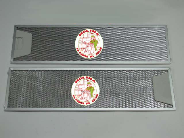 Filtro metálico campana extractora,Franke, Mepamsa 53,5x18,5 y 50x19 cm. 2 unidades.