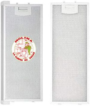 Filtro metálico campana, Bosch, Balay,Lynx, Superser, 17,7X44,5 y 17,5x42,2 cm. 2 unidades