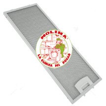 Filtro metálico campana extractora, Electrolux, Zanussi, Corbero, De Dietrich, Franke, Mepamsa, 18,5x53,5 cm. 1 unidad