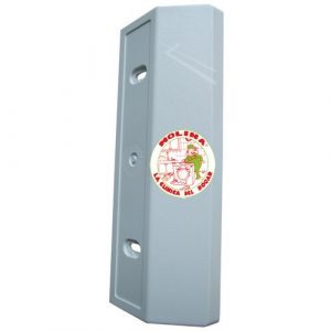 Tirador puerta Frigorífico, Whirlpool, Philips, Ignis, Bauckneth, color blanco, distancia entre tornillos 10,5 cm.