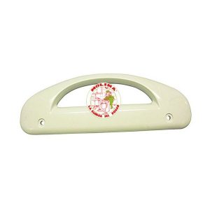 Tirador puerta Frigorífico New pol, Rommer, color blanco, distancia entre tornillos 14 cm.