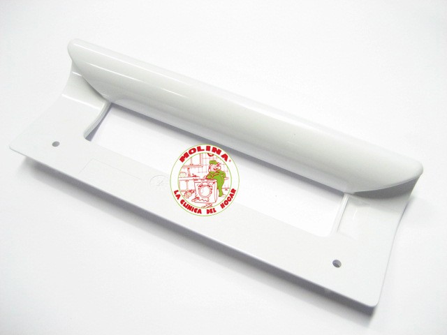 Tirador puerta frigorífico Teka, Candy, Zerowatt, Otsein, color blanco, distancia entre tornillos 15,5 cm.