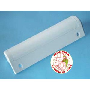 Tirador puerta frigorífico, Bosch, Balay, Neff, Lynx, Crolls, Superser, blanco, distancia entre agujeros 16 cm.