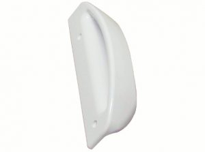 Tirador puerta frigorífico Otsein, Candy, Hoover, blanco, distancia entre tornillos 15,5 cm.