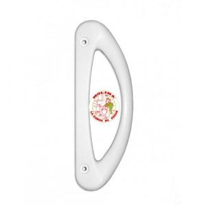 Tirador puerta frigorífico, Fagor, Aspes, Edesa), blanco, distancia entre tornillos 15 cm.