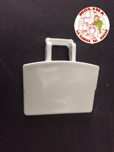 Maneta, Manilla, cierre puerta escotilla Lavadora, Electrolux, Zanussi, Corberó, Castor, Lg, blanca.