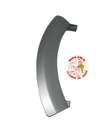 Maneta, Cierre, Puerta, Escotilla, Lavadora Grupo Bosch, Bosch, Balay, Neff, Siemens, Plata, 23x4,5 cm,