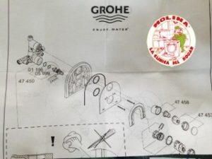 Termostato 1/2 Grifo Baño Grohe 47450000