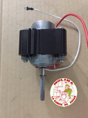 Motor ventilador deshumidificador Kayami, Ufesa, Fagor, Trau, Orbegozo, Largura eje 4,2 cm.