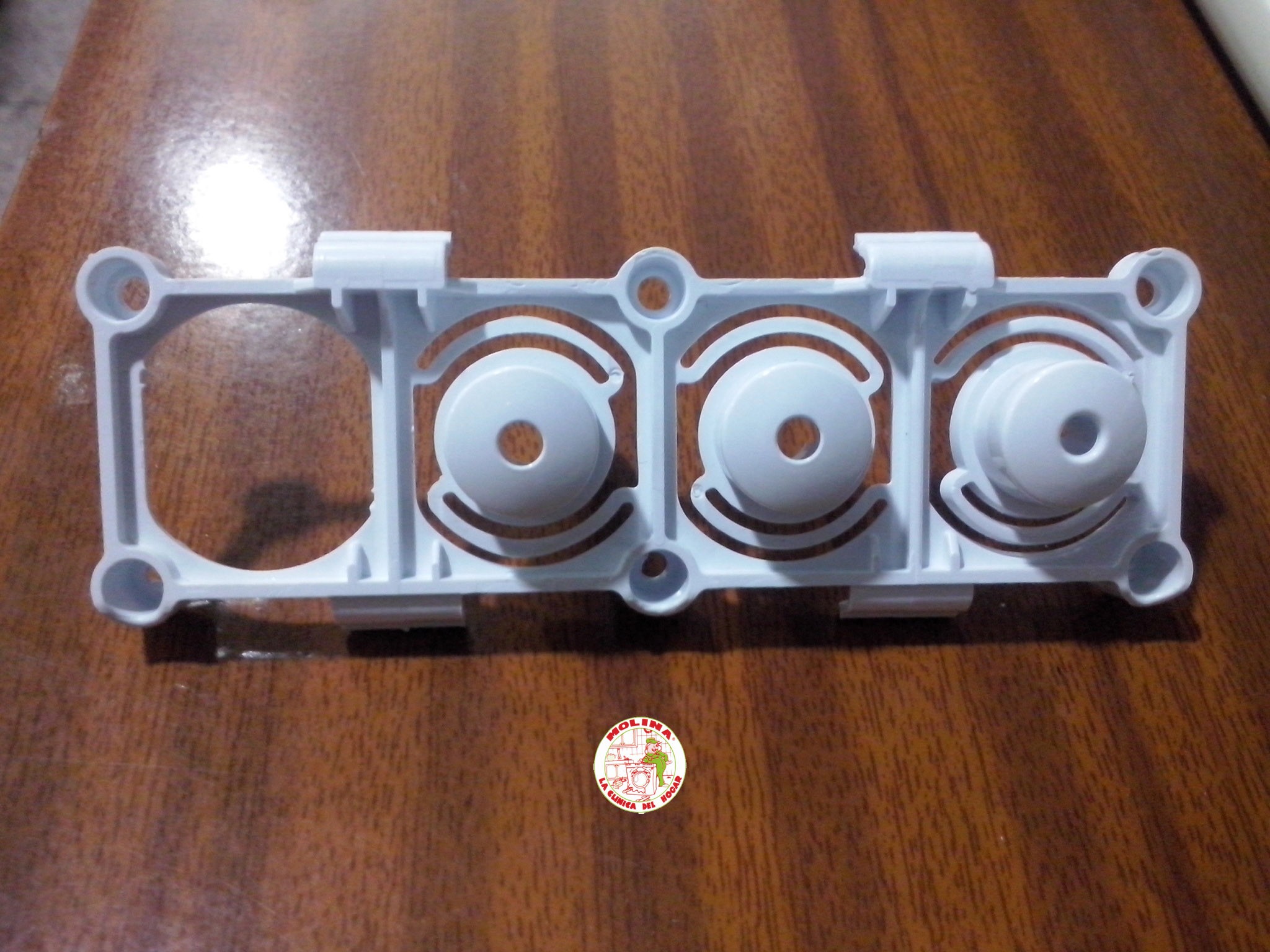 Embellecedor teclado lavadora Ecron, 3 teclas.