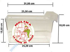 Cajón verdura frigorífico Grupo Electrolux (Electrolux, Zanussi, Corberó), 22,5x31,5x15,5 cm.