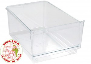 Cajón verdura frigorífico Liebherr, Miele, 25,5x30x16,5 cm..