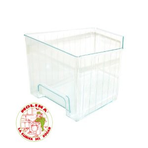 Cajón verdura frigorífico Grupo Bosch (Bosch, Balay, Neff, Siemens),22,5x30x20 cm, con chaflán, izda.