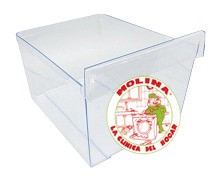 Cajón verdura frigorífico Grupo Electrolux (Electrolux, Zanussi, Corberó) 25x33x15 cm., Grupo Ulgor, Edesa, Fagor, Brandt,