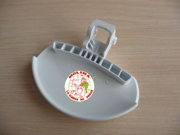 Maneta-cierre puerta escotilla lavadora, Electrolux, Zanussi, Corberó), blanca.