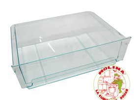 Cajón verdura frigorífico Liebherr, 38,5x12,5x29,5 cm.