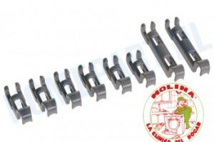 Juego abrazaderas cesto lavavajillas grupo Bosch, Balay, Siemens, Neff.