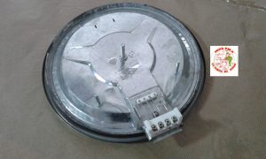 Placa, resistencia, calefactor, blindada cocina 2000W, 220V, diam. 19,5 cm.