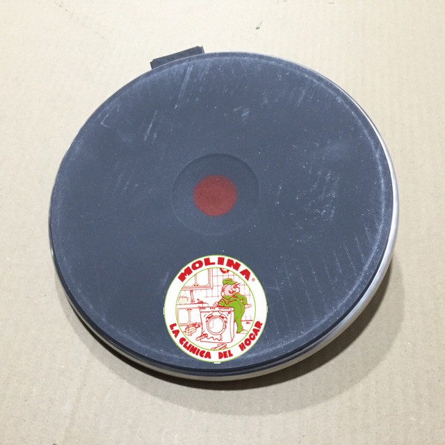 Placa, resistencia, calefactor, blindada cocina 2600W, 220V, diam. 23cm.