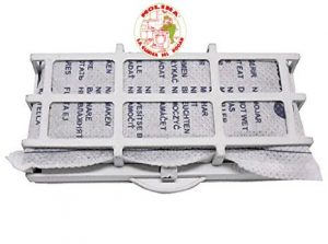 Filtro carbón activo frigorífico Fagor, Aspes, Edesa, Mastercook, 109x55x20mm.