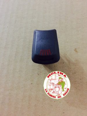 Válvula pesa olla Fagor, roja, rectangular.