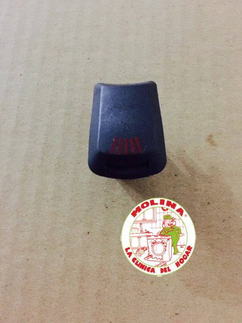Válvula pesa olla Fagor, roja, rectangular.