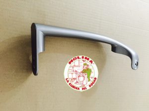 Tirador puerta congelador Lg, 31 cm. metalizado.