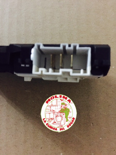 Interruptor, cierre retardado, puerta escotilla, lavadora, Electrolux, Zanussi, Corberó, Aeg.