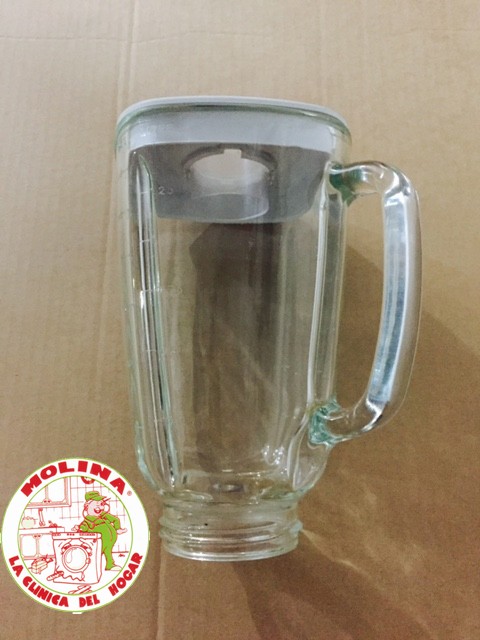 Jarra batidora de vaso Moulinex, cristal.