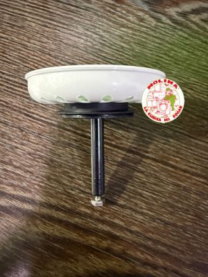 Tapón, rejilla, fregadero Teka con eje blanco. eje 8x44,5 mm - Imagen 2