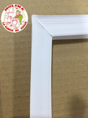 Burlete Magnetico, goma puerta frigorífico Grupo Electrolux (Electrolux, Zanussi, Corberó) labio largo, 57x96cm.