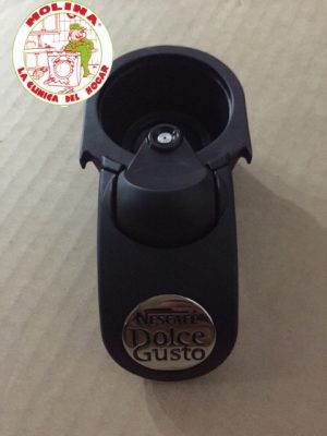 Portacápsulas cafetera Krups.