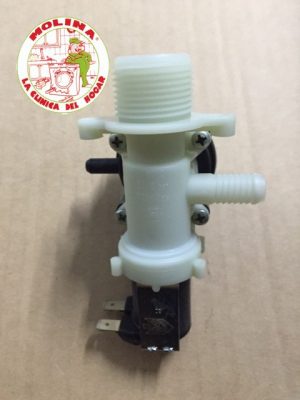 Electroválvula lavavajillas grupo Bosch, Balay, Zanussi, antidesbordamiento, 220V, 1 vias.