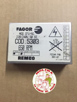 Circuito electrónico lavadora grupo Ulgor, Fagor, Aspes, Edesa, 650r.p.m., 5303
