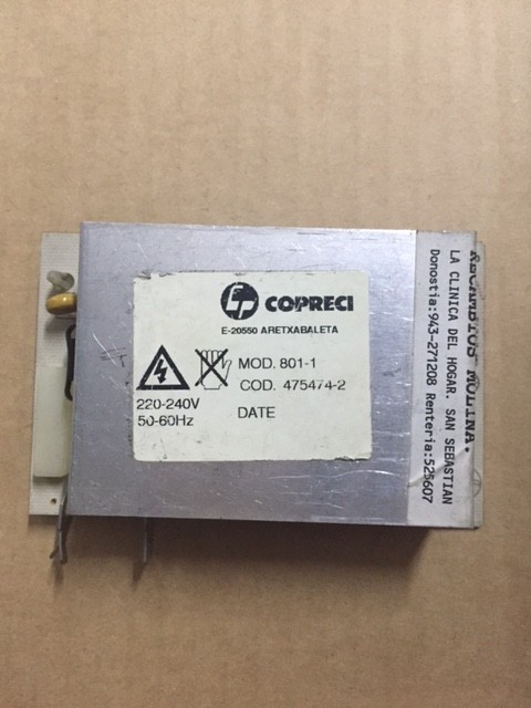 Circuito electrónico lavadora grupo Bosch, Balay,400-800 r.p.m.