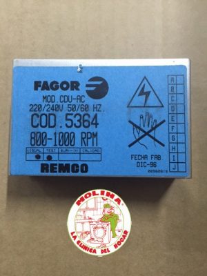 Circuito electrónico lavadora grupo Ulgor, Fagor, Aspes, 800-1000 r.p.m.