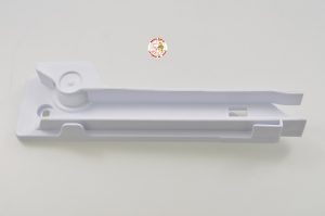 Guia derecha inferior cajón verdura grupò Bosch, 20x5,5cm.