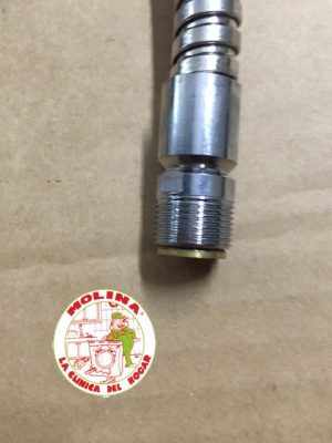 Tubo flexible grifo fregadera Roca, Soler, rosca cono 1/2 h. ro0sca m.15/100, largura 1,5 m.
