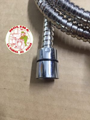 Tubo flexible grifo fregadera Roca, Soler, rosca cono 1/2 h. ro0sca m.15/100, largura 1,5 m.