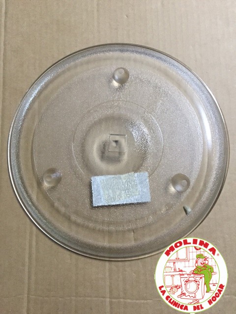 Plato giratorio Microondas diam. 28cm. Teka, Samsung, Fagor, eje cuadrado.