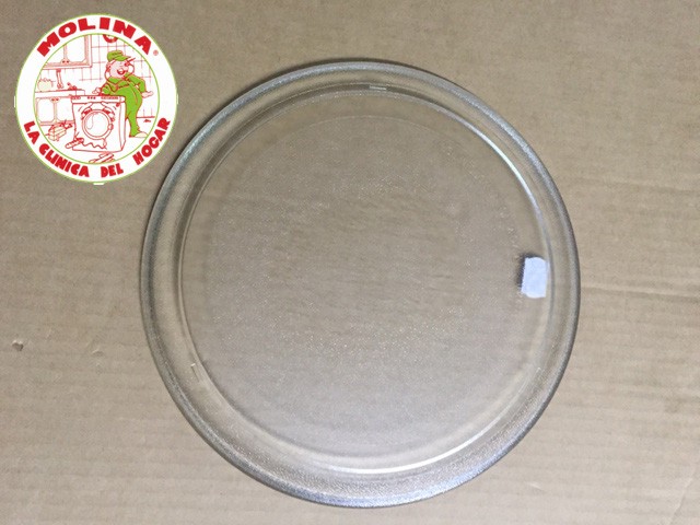 Plato giratorio microondas diam. 32,5cm. Sharp, Philips, liso.