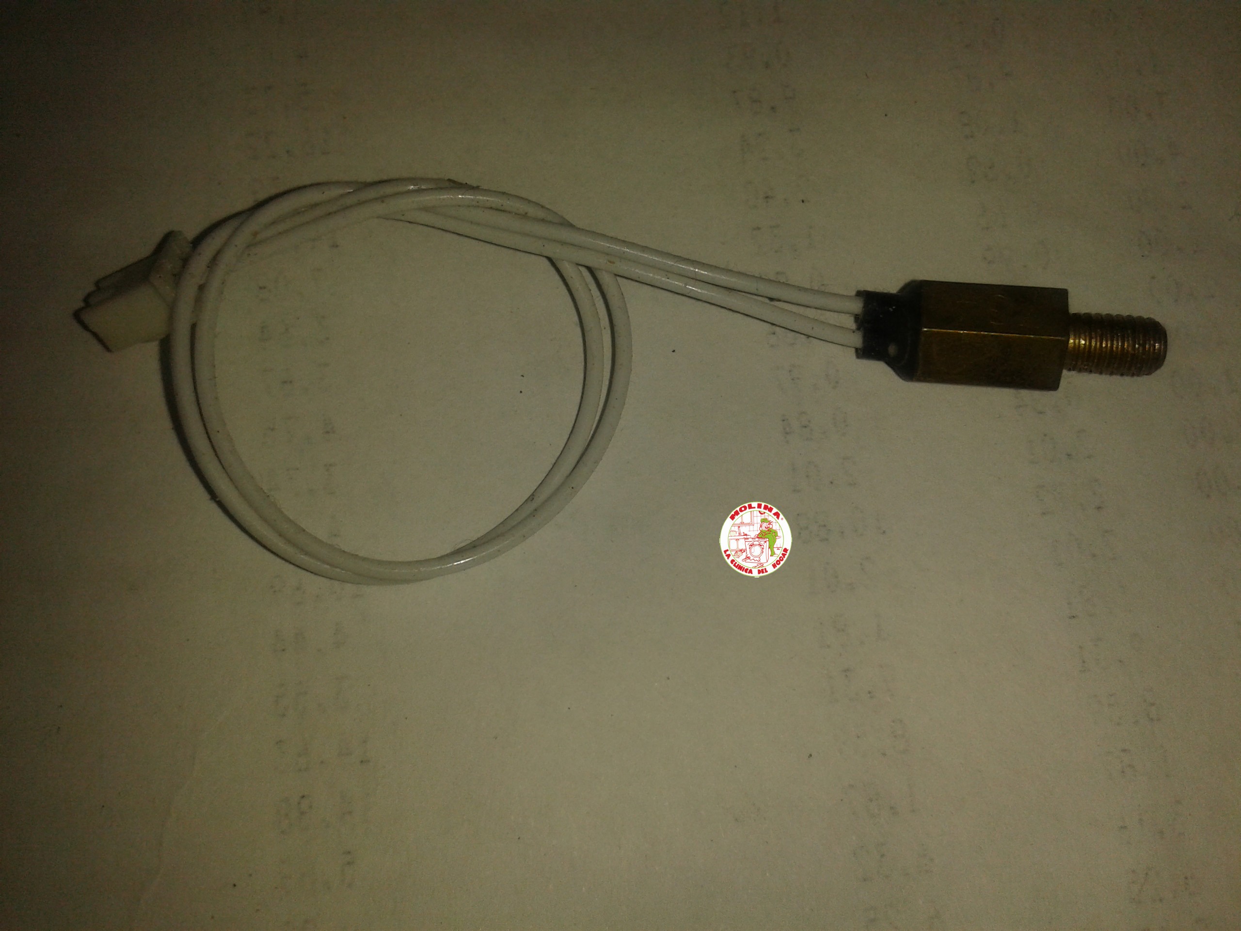 Sonda térmica cafetera cápsulas Krups, Delonghi, roscada.